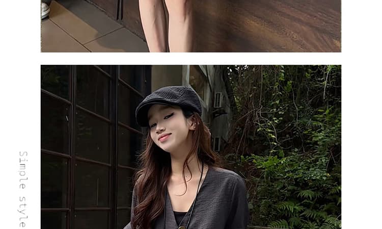 지금 한 부서 작은 대중 빅 사이즈 차가운 반팔 반신 치마 세트 여성 상세 이미지 19