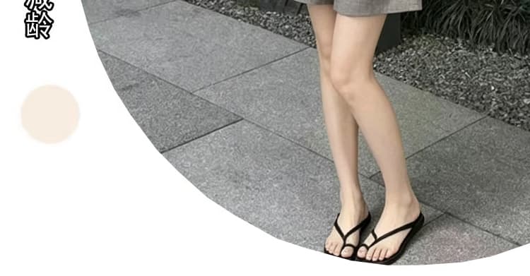 지금 임산부 빅 사이즈 캐주얼 한 부서 느긋한 반바지 세트 상세 이미지 7