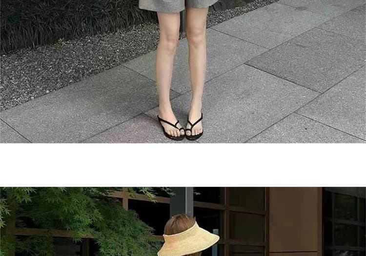 지금 임산부 빅 사이즈 캐주얼 한 부서 느긋한 반바지 세트 상세 이미지 26