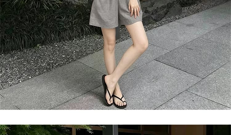 지금 임산부 빅 사이즈 캐주얼 한 부서 느긋한 반바지 세트 상세 이미지 29
