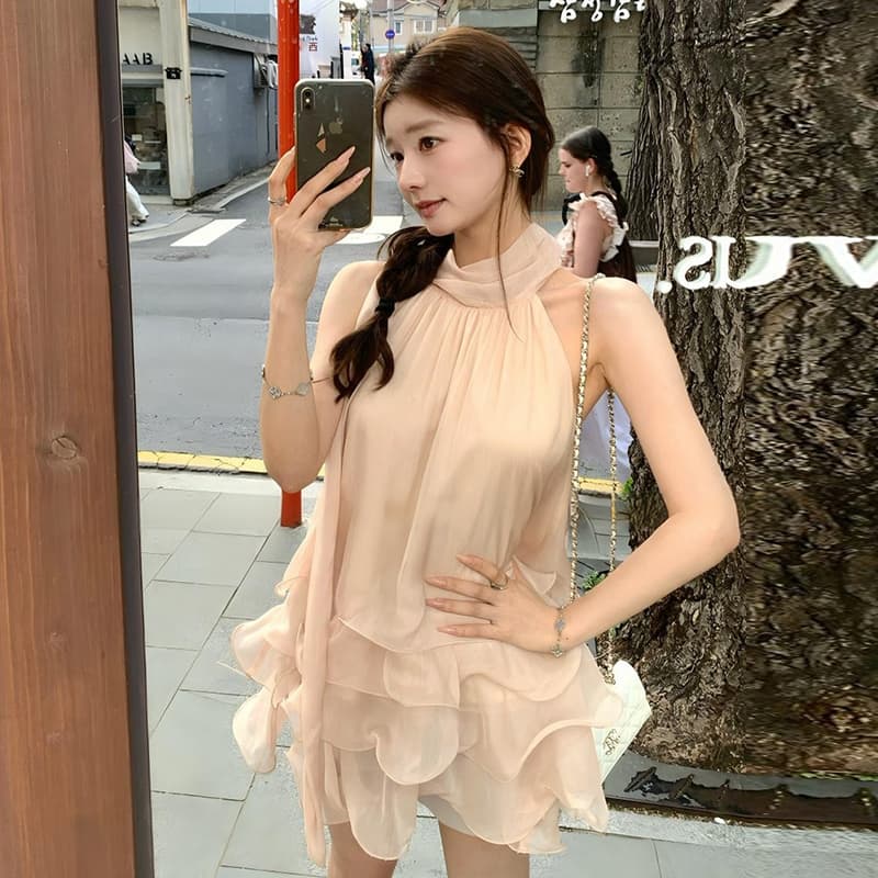 새로운 임산부 빅 사이즈 해변가 휴가 요정 인사이드 요정 호흡 곤란 치마 맨위 아니요