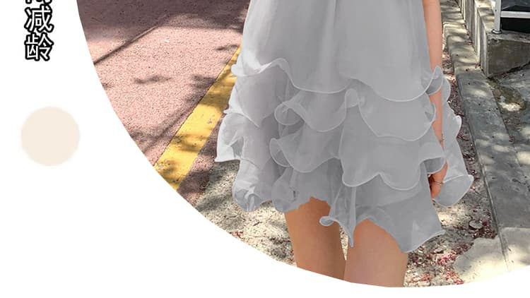 새로운 임산부 빅 사이즈 해변가 휴가 요정 인사이드 요정 호흡 곤란 치마 맨위 아니요 상세 이미지 7