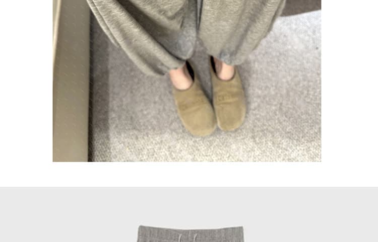 지금 새로운 느슨함 噶 센스 슬림해 보이는 느긋한 주간 실크 원단 배기 바지 아이들 상세 이미지 30