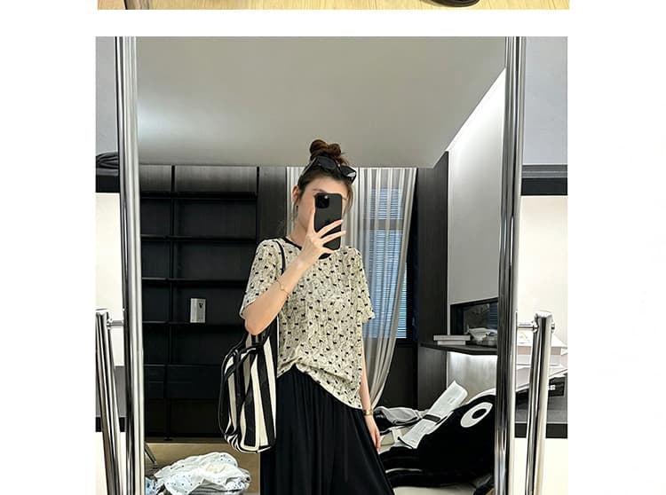 지금 새로운 느슨함 噶 센스 슬림해 보이는 느긋한 주간 실크 원단 배기 바지 아이들 상세 이미지 35