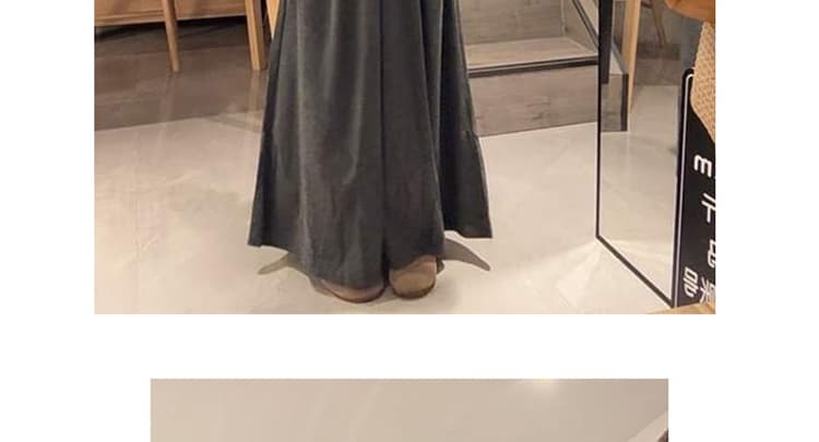 지금 패션 빅 사이즈 새로운 루즈핏 만나는 맨위 털실 베스트 투피스 세트 와이드 레그 팬츠 세트 여성 상세 이미지 24