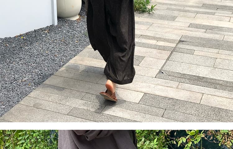 지금 새로운 빅 사이즈 조끼 시작 재킷 맨위 면 린넨 와이드 레그 팬츠 세 조각 여성 세트 상세 이미지 27