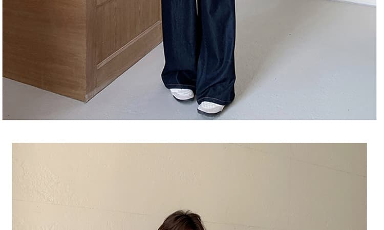 지금 새로운 빅 사이즈 임산부 워시 물 데님 패치워크 체크무늬 세트 상세 이미지 53