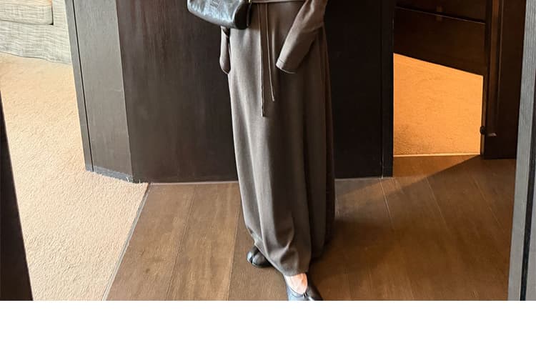 지금 가을 슈퍼 부드럽다 면 소재 느긋한 3종 세트 캐주얼 편안함 니트 면 세트 상세 이미지 26