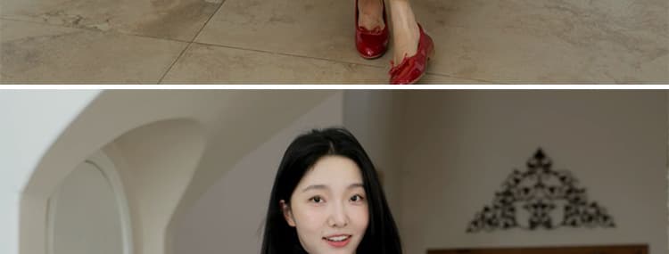 지금 새로운 품격 한 부서 면 린넨 맨위 플리츠 반신 치마 세트 여성 상세 이미지 41