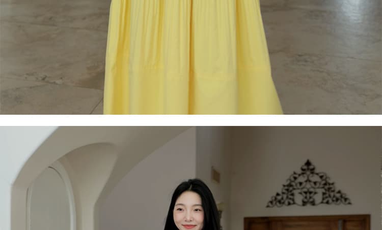 지금 새로운 품격 한 부서 면 린넨 맨위 플리츠 반신 치마 세트 여성 상세 이미지 68