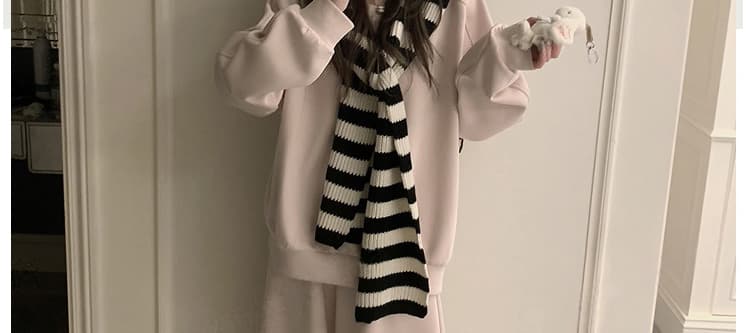새로운 이른 가을 느긋한 바람 루즈핏 캐주얼 품격 후드티 긴 바지 상세 이미지 2