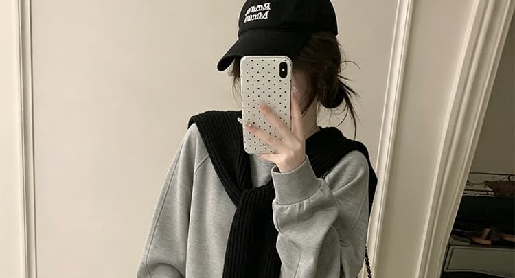 새로운 이른 가을 느긋한 바람 루즈핏 캐주얼 품격 후드티 긴 바지 상세 이미지 23