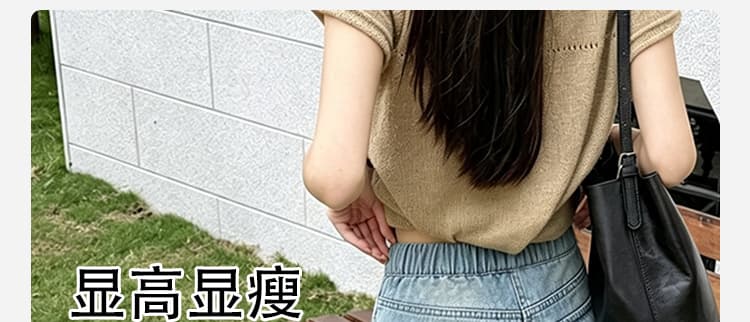 지금 임산부 새로운 자수 레트로 청바지 여성 상세 이미지 4
