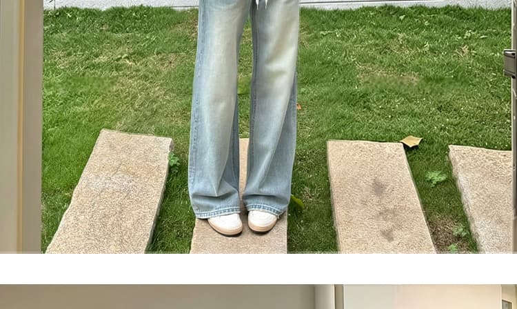 지금 임산부 새로운 자수 레트로 청바지 여성 상세 이미지 29