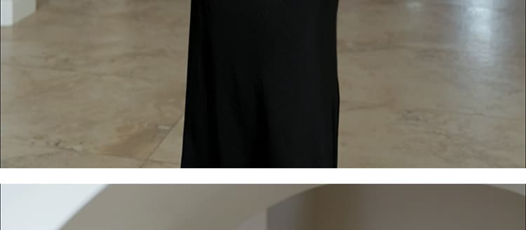 지금 루즈핏 느긋한 스트라이프 반신 치마 세트 여성 상세 이미지 37