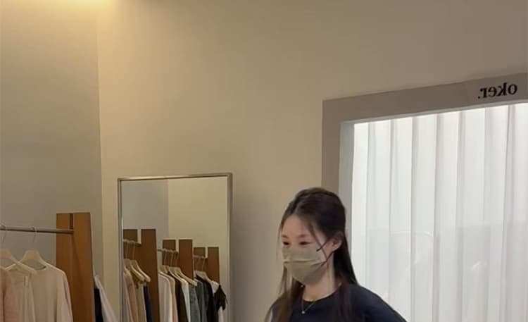 지금 빅 사이즈 느긋한 바람 루즈핏 연삭 털 맨위 불규칙 인어 꼬리 반신 치마 세트 여성 상세 이미지 28