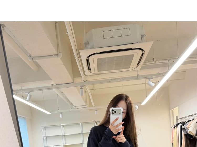 지금 빅 사이즈 느긋한 바람 루즈핏 연삭 털 맨위 불규칙 인어 꼬리 반신 치마 세트 여성 상세 이미지 32