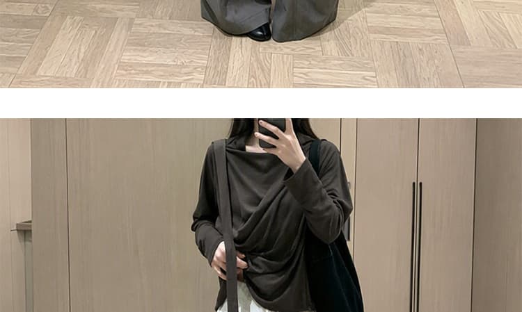 새로운 느긋한 야마모토 윈디 주머니 풍선 하이웨이스트 루즈핏 캐주얼 바지 아이들 상세 이미지 23