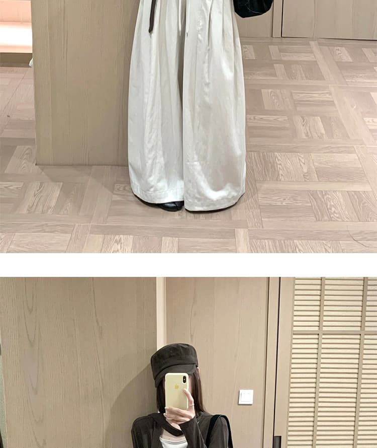 새로운 느긋한 야마모토 윈디 주머니 풍선 하이웨이스트 루즈핏 캐주얼 바지 아이들 상세 이미지 28