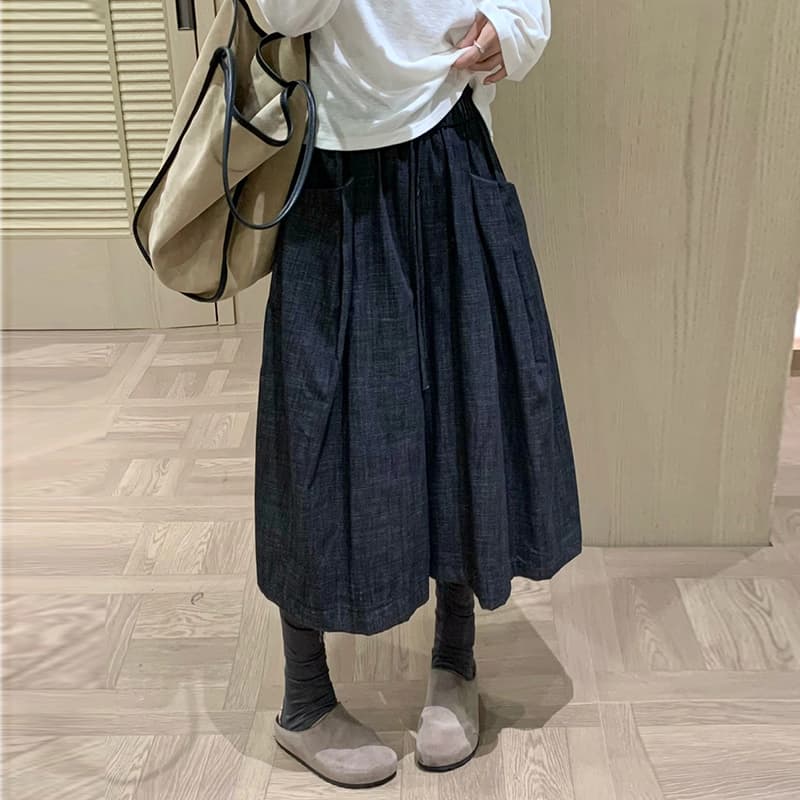 지금 한 부서 어두운 색 워시 물 질감 느긋한 표지 고기 7 점 캐주얼 바지 아이들 이미지 5