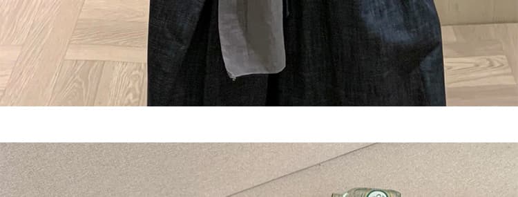 지금 한 부서 어두운 색 워시 물 질감 느긋한 표지 고기 7 점 캐주얼 바지 아이들 상세 이미지 30