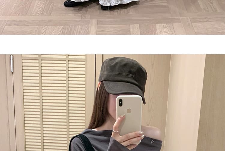 새로운 한 부서 느슨함 센스 절묘한 풍선 레이스 캐주얼 바지 상세 이미지 31