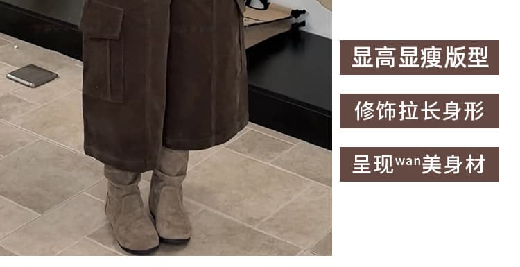 가을 새로운 한 부서 느슨함 센스 패션 슬림해 보이는 일본식 와이드 레그 팬츠 상세 이미지 18