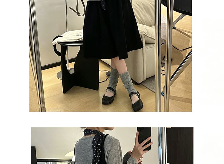 새로운 한 부서 인사이드 가져 가라. 스웨터 작은 베스트 사실 두 조각 맨위 코듀로이 반신 스커트 치마 세 조각 여성 세트 상세 이미지 17