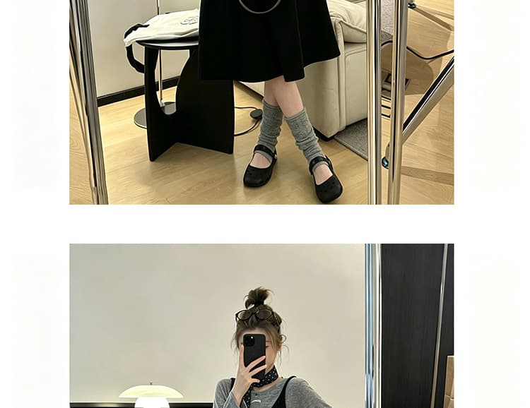 새로운 한 부서 인사이드 가져 가라. 스웨터 작은 베스트 사실 두 조각 맨위 코듀로이 반신 스커트 치마 세 조각 여성 세트 상세 이미지 30