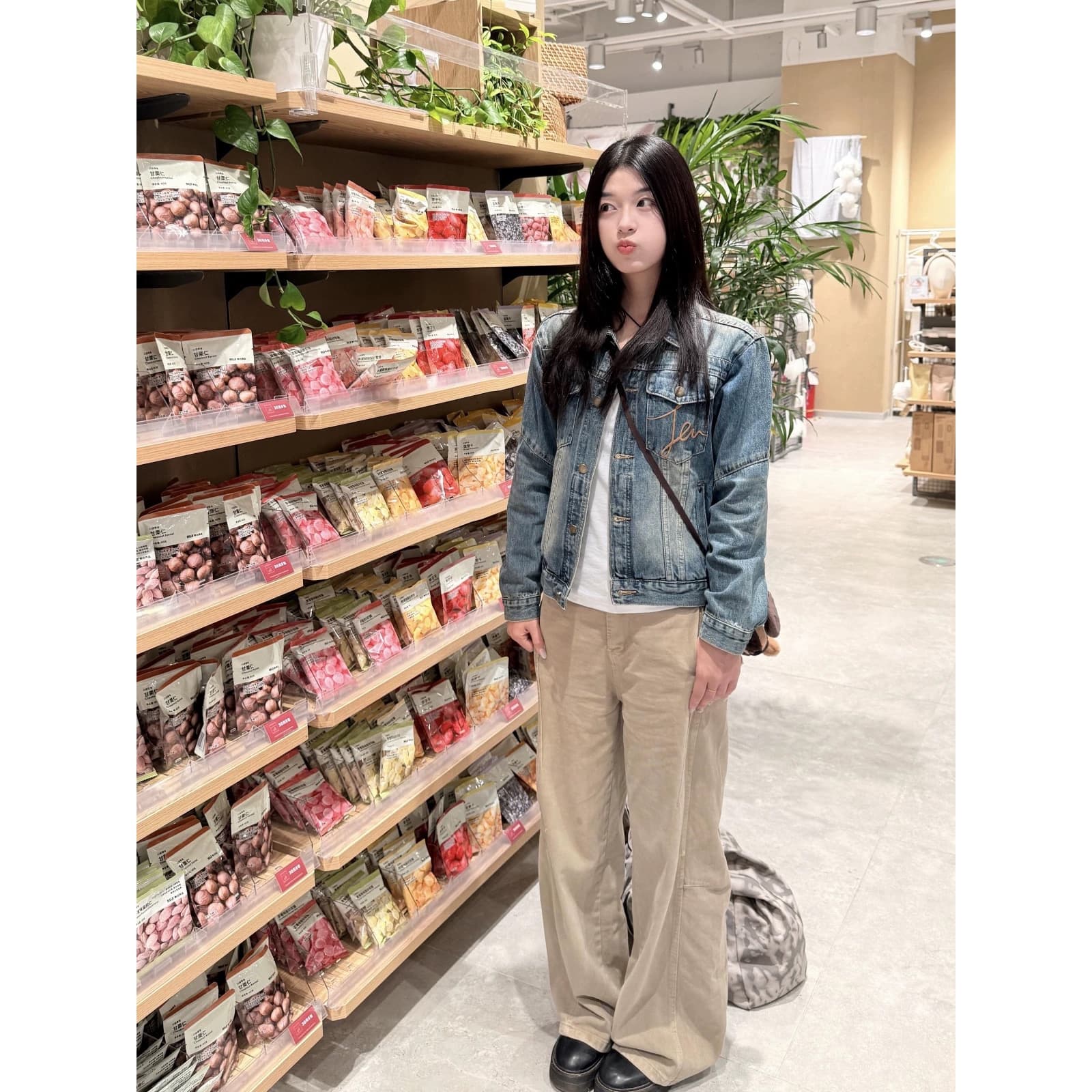 이른 봄 진한 파란색 쇼트 스타일 데님 여성 코트 봄 새로운 작은 키 아메리칸 레트로 폴로 칼라 재킷 맨위 트렌디 이미지 5
