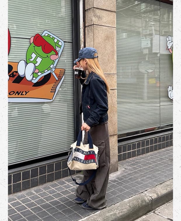 추안 추안 또한 아메리칸 마 오래된 몸매 가꾸기 데님 재킷 여성 코트 레트로 쇼트 스타일 봄 가을 새로운 맨위 cleanfit 상세 이미지 5