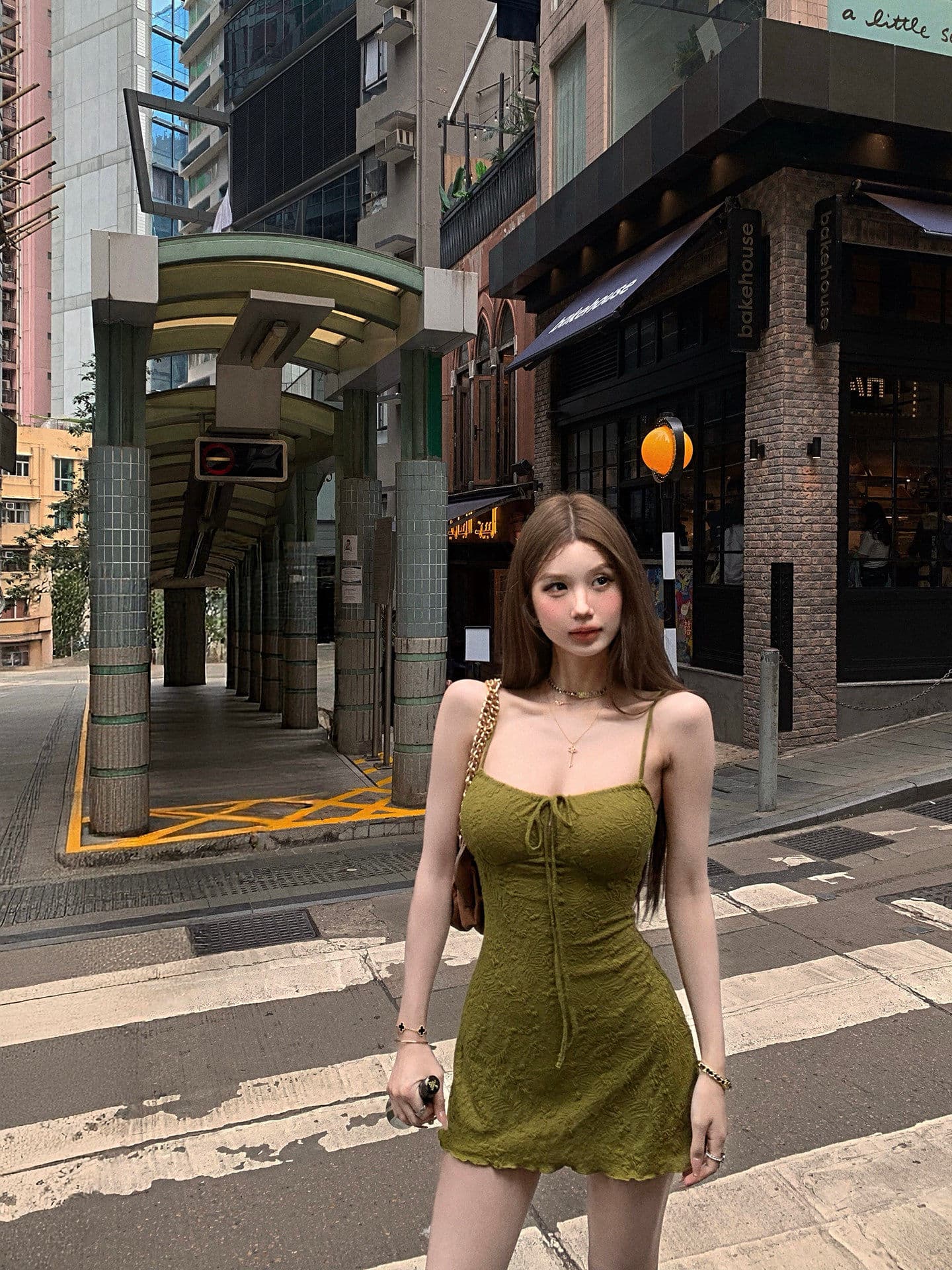빅 사이즈 레트로 휴가 질감 슬립 여성 드레스 허리 수축 슬림해 보이는 한 마디 미니 스커트 상세 이미지 6
