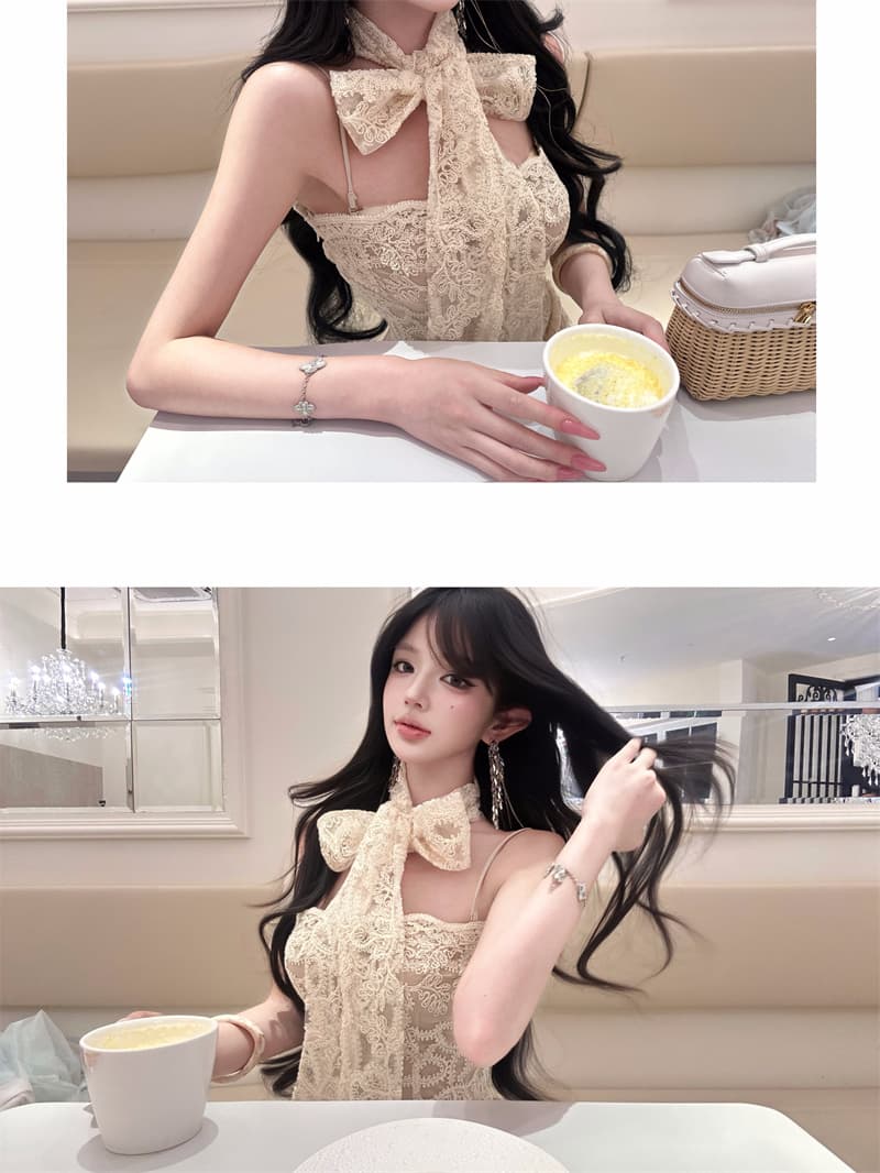 실사 달빛 제직 꿈 3 차원 디스크 선 뼈 자수 프랑스식 레이스 슬립 드레스