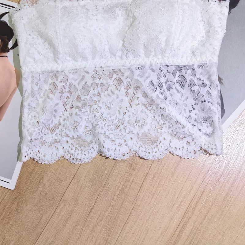 실사 지금 레이스 행침 목 슬립 순수한 욕망 달콤한 매운맛 고급 센스 벨트 가슴 패드 아름다움 뒤쪽에 의류 상세 이미지 16