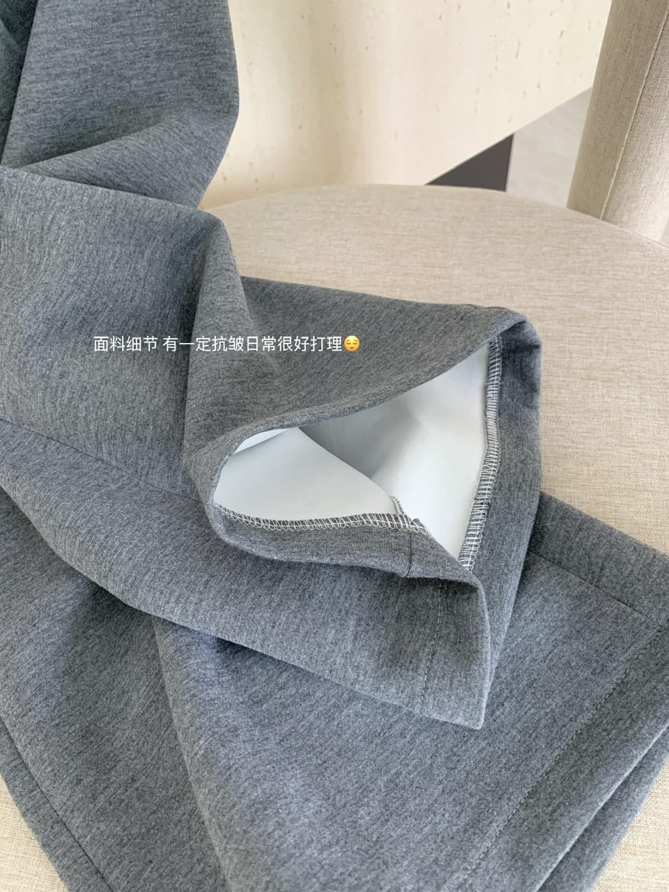 2026 봄 새로운 한국 스타일 chic 출퇴근 다용도 느긋한 바람 몸매 가꾸기 캐주얼 바지 하이웨이스트 슬림해 보이는 부츠컷 바지 여성 상세 이미지 10