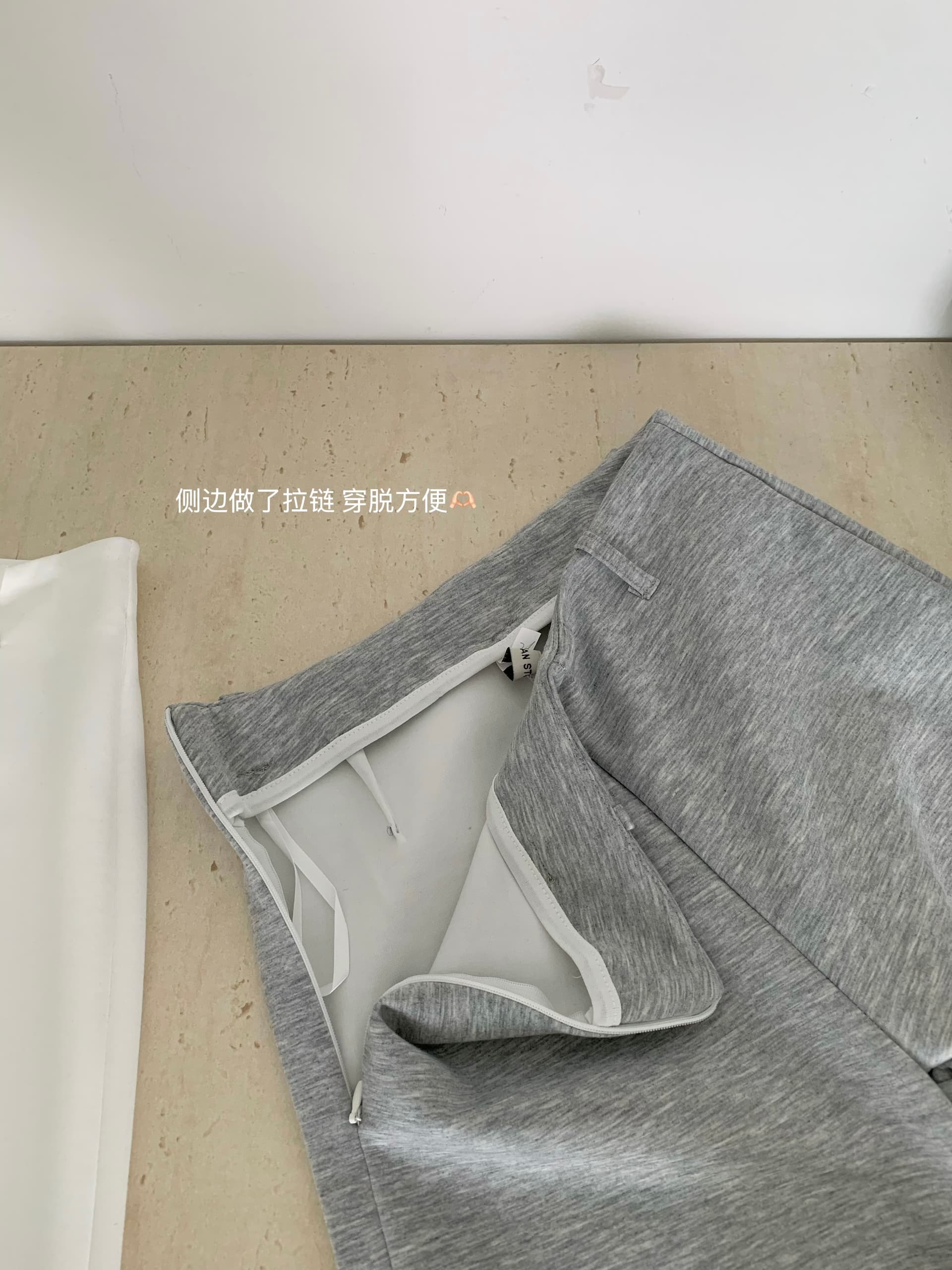 미니멀리즘 레트로 하이웨이스트 와이드 레깅스 바지 2026 봄 새로운 한국 스타일 chic 출퇴근 다용도 슬림해 보이는 캐주얼 긴 바지 상세 이미지 7
