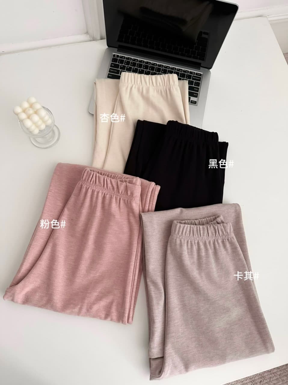 느긋한 루즈핏 단색 V넥 반팔 티셔츠 맨위 여성 봄 착용 가져 가라. 세트 슬림해 보이는 캐주얼 와이드 레그 팬츠 투피스 세트 상세 이미지 9