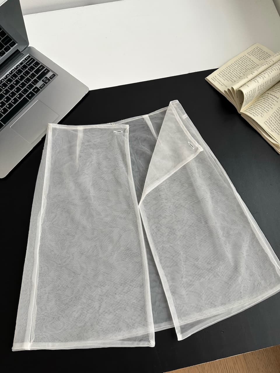 skk store 섬 오래된 돈 vibe100g 공기 센스 주간 실크 코튼 망사 조끼 작은 셔츠 치마바지 세트 여성 상세 이미지 12