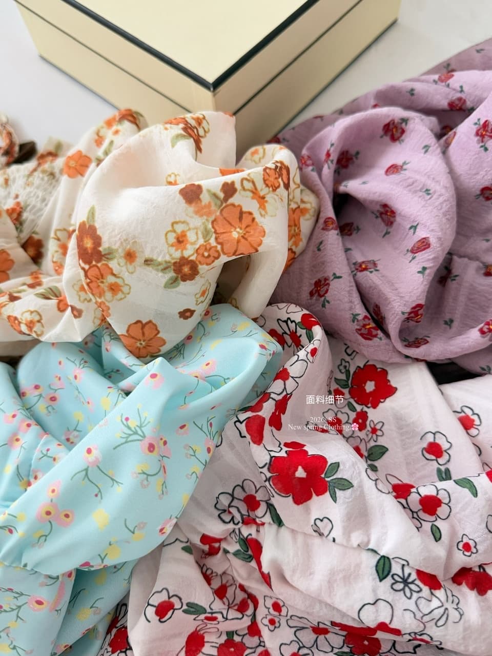 callmeear 오리지널 배색 꽃무늬 슬립 페이크 레이어드 V넥 순수한 욕망 조끼 여성 여성 달콤함 맨위 상세 이미지 11