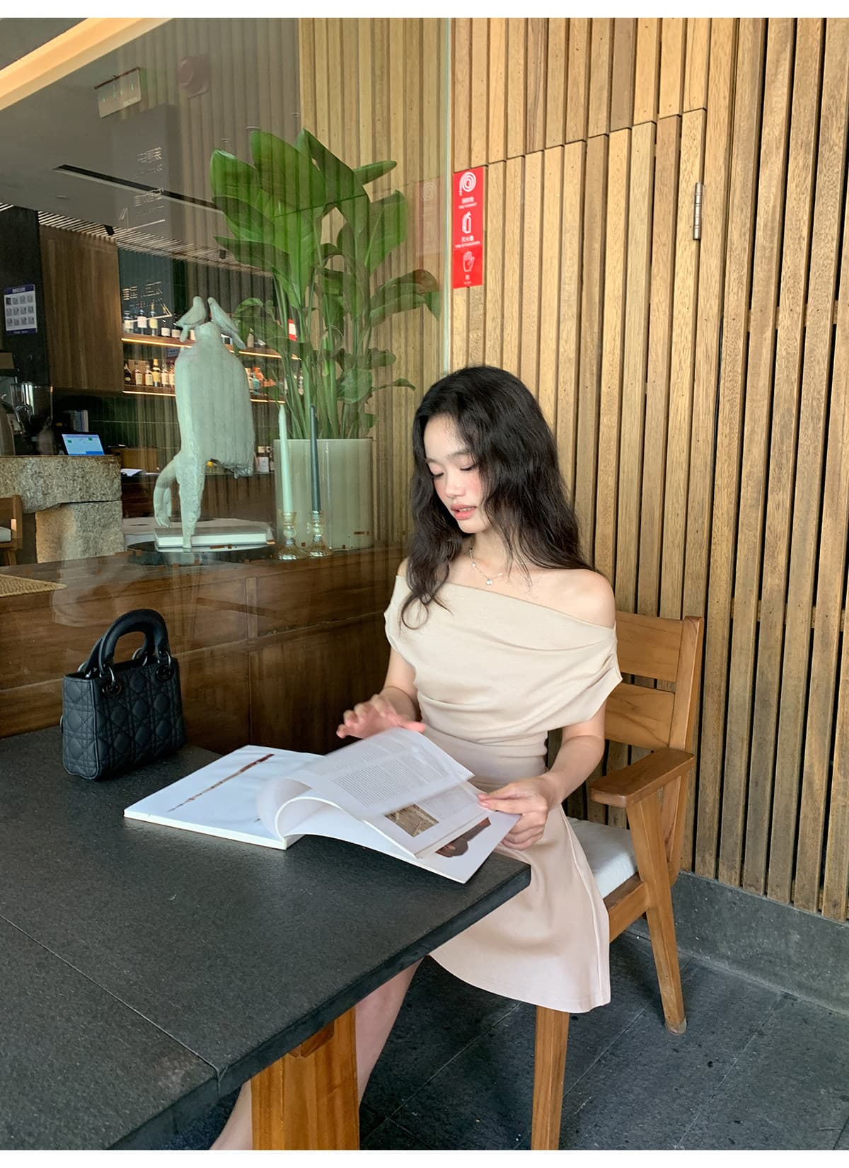 프랑스식 품격 순수한 욕망 섹시함 오프숄더 여성 드레스 여름 새로운 허리 수축 슬림해 보이는 외국 가스 한 마디 짧은 치마 상세 이미지 16