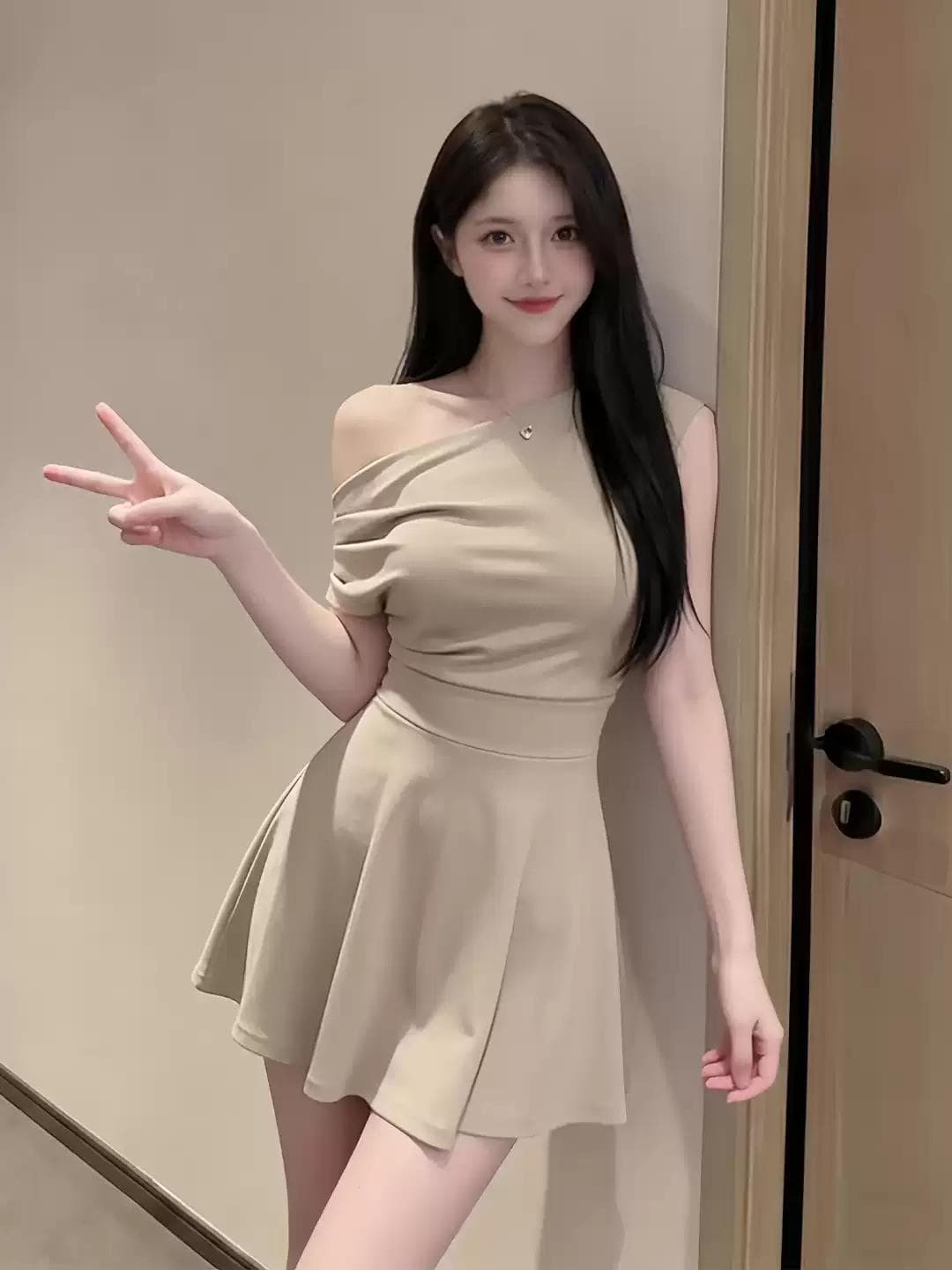 빛 요리 한 로얄 자매 착용 가져 가라. 고급 센스 품격 허리 수축 슬림해 보이는 미니 스커트 고유 한 슈퍼 잘 생긴 ~ 중 드레스 2026 여름 상세 이미지 6