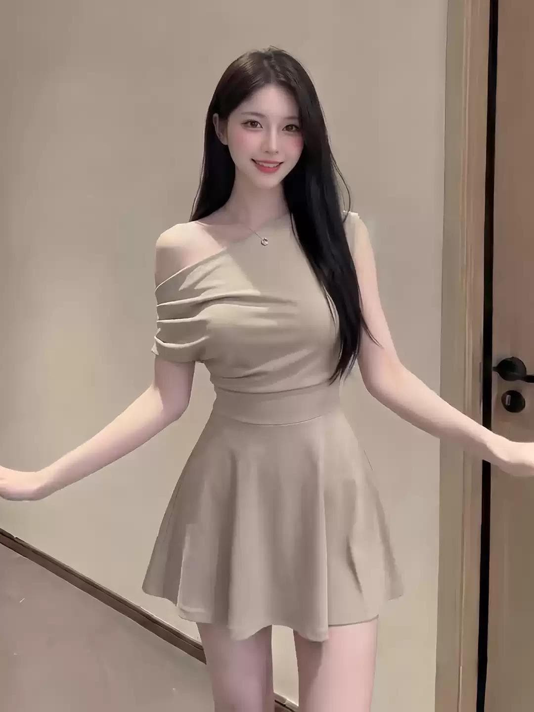 빛 요리 한 로얄 자매 착용 가져 가라. 고급 센스 품격 허리 수축 슬림해 보이는 미니 스커트 고유 한 슈퍼 잘 생긴 ~ 중 드레스 2026 여름 상세 이미지 7