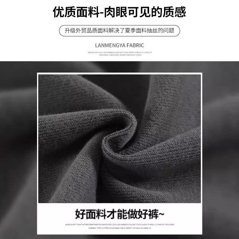 아메리칸 운동 바지 여성 가을 겨울 2025 새로운 털이 있는 와이드 레그 팬츠 루즈핏 조거 캐주얼 작은 키 회색 웨이 바지 이미지 3