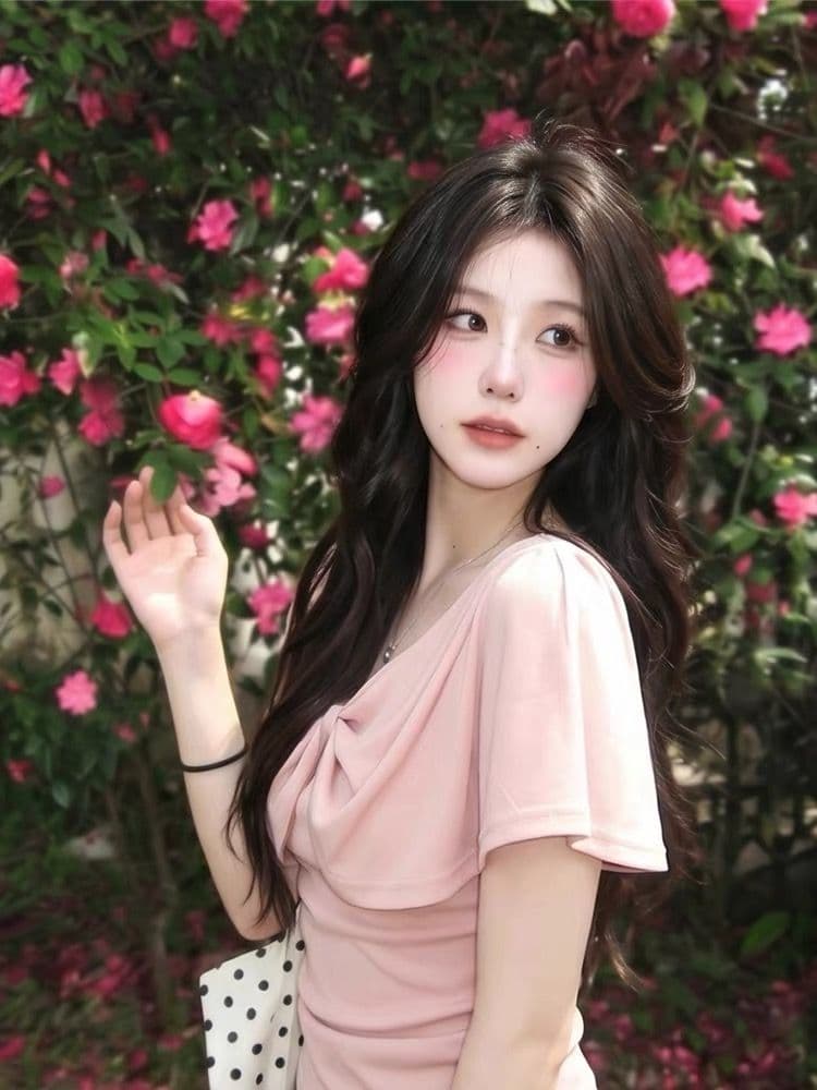 프랑스식 순수한 욕망 바람 고급 센스 V넥 비틀림 나비 매듭 니트 스웨터 티셔츠 여름 새로운 아름다운 슈퍼 잘 생긴 맨위 이미지 4