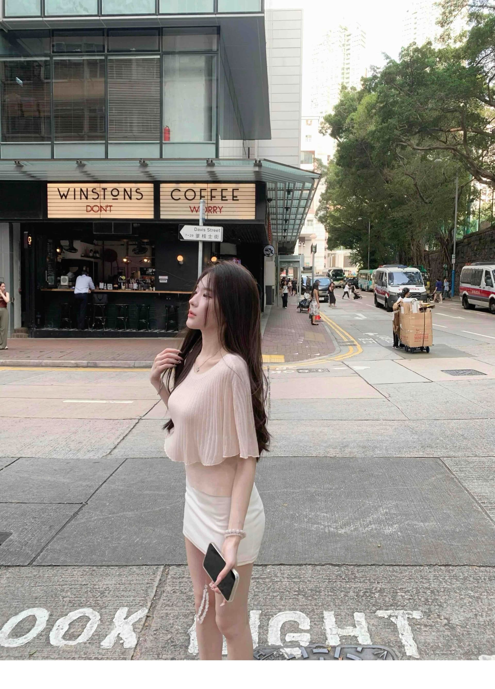 한 부서 숄 망토 반팔 티셔츠 여성 여름 착용 가져 가라. 캐미솔 몸매 가꾸기 슬림해 보이는 니트 맨위 투피스 세트 상세 이미지 6