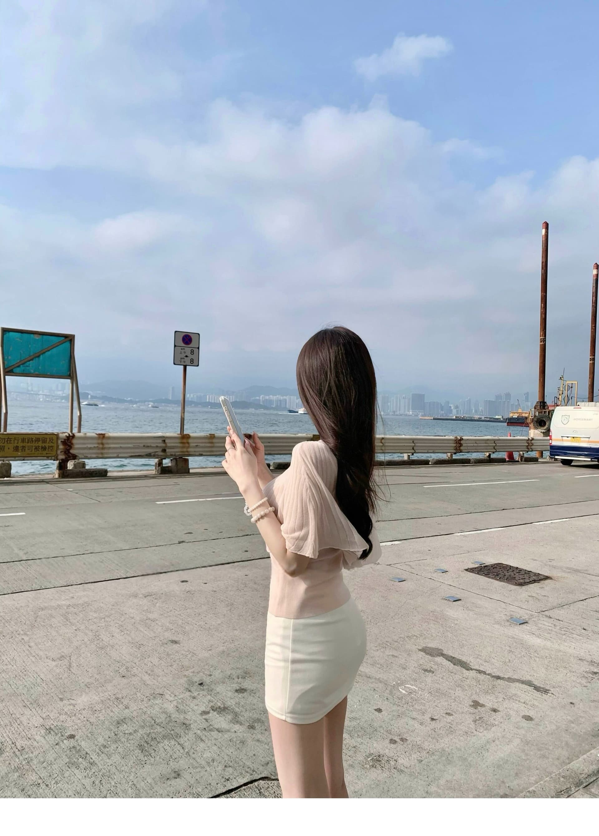 한 부서 숄 망토 반팔 티셔츠 여성 여름 착용 가져 가라. 캐미솔 몸매 가꾸기 슬림해 보이는 니트 맨위 투피스 세트 상세 이미지 7