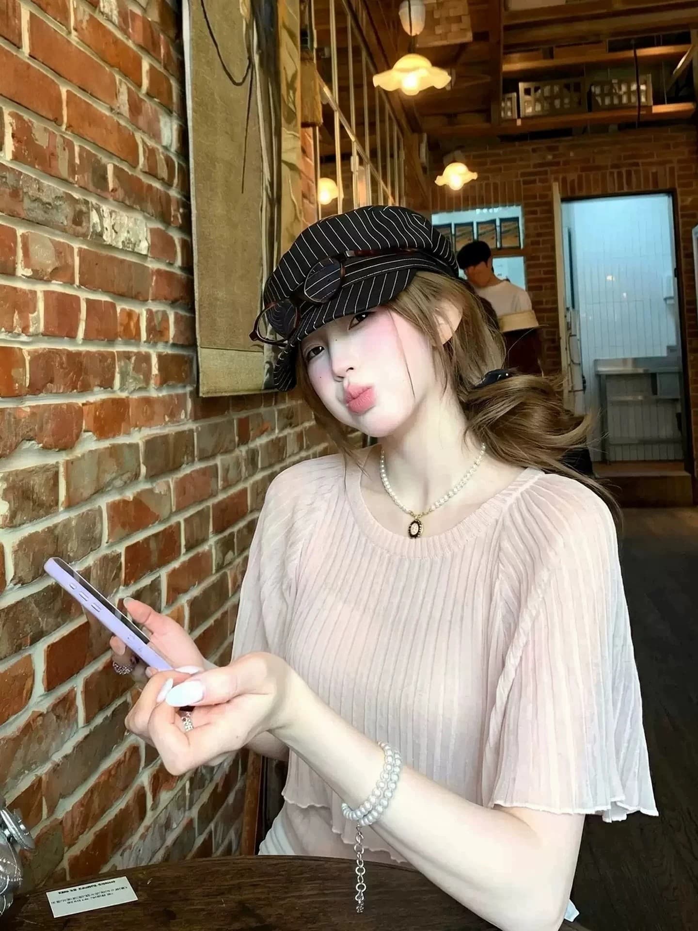 고유 한 아름다운 그레이트 봐. 의류 여성 2026 년 여름 새로운 디자인 센스 숄 핑크색 망토 투피스 슈트 상세 이미지 1