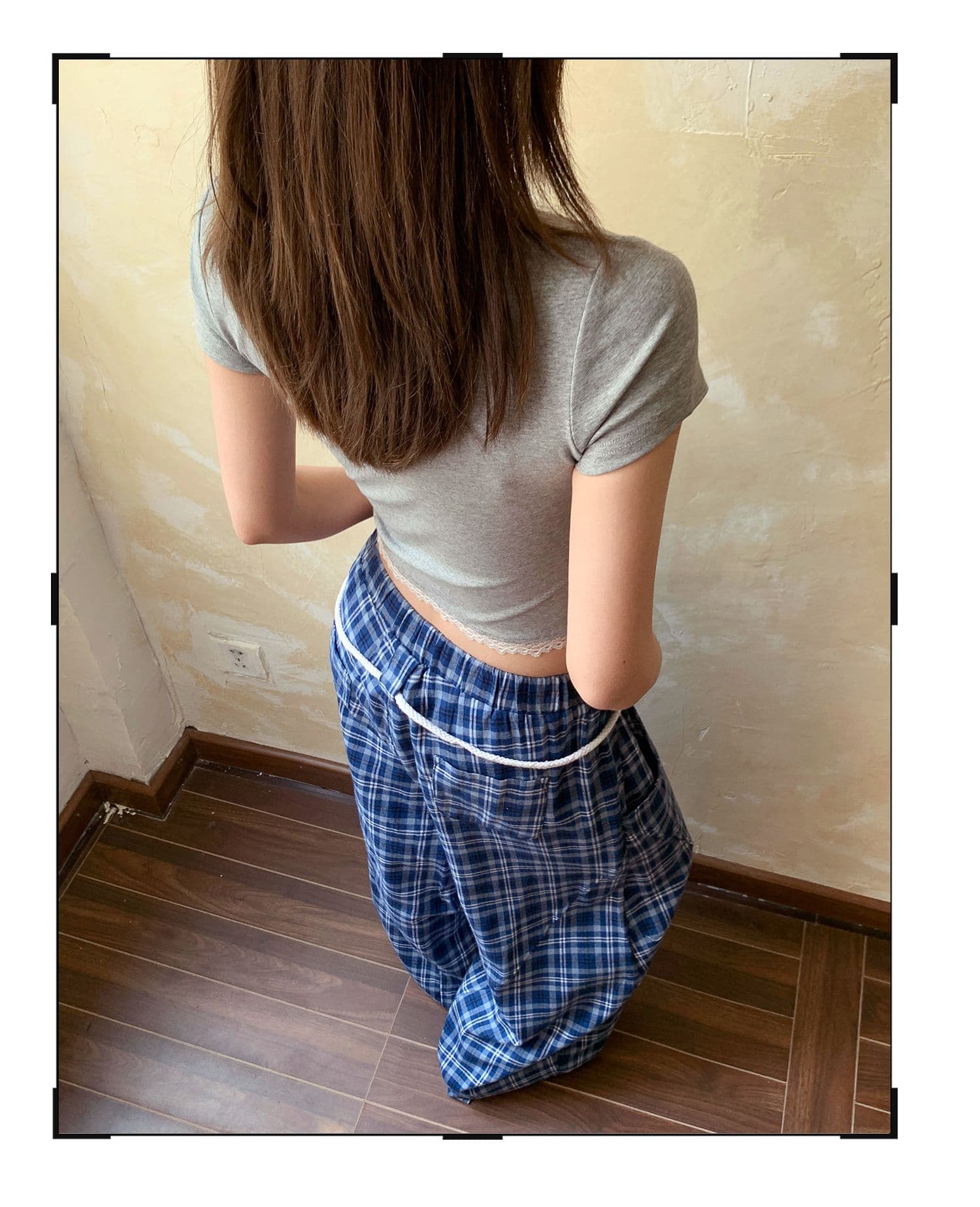 40 좋은 면 아메리칸 레트로 진주 징 핫걸 반팔 여름 새로운 고급 센스 다용도 새싹 측면 티셔츠 맨위 상세 이미지 19