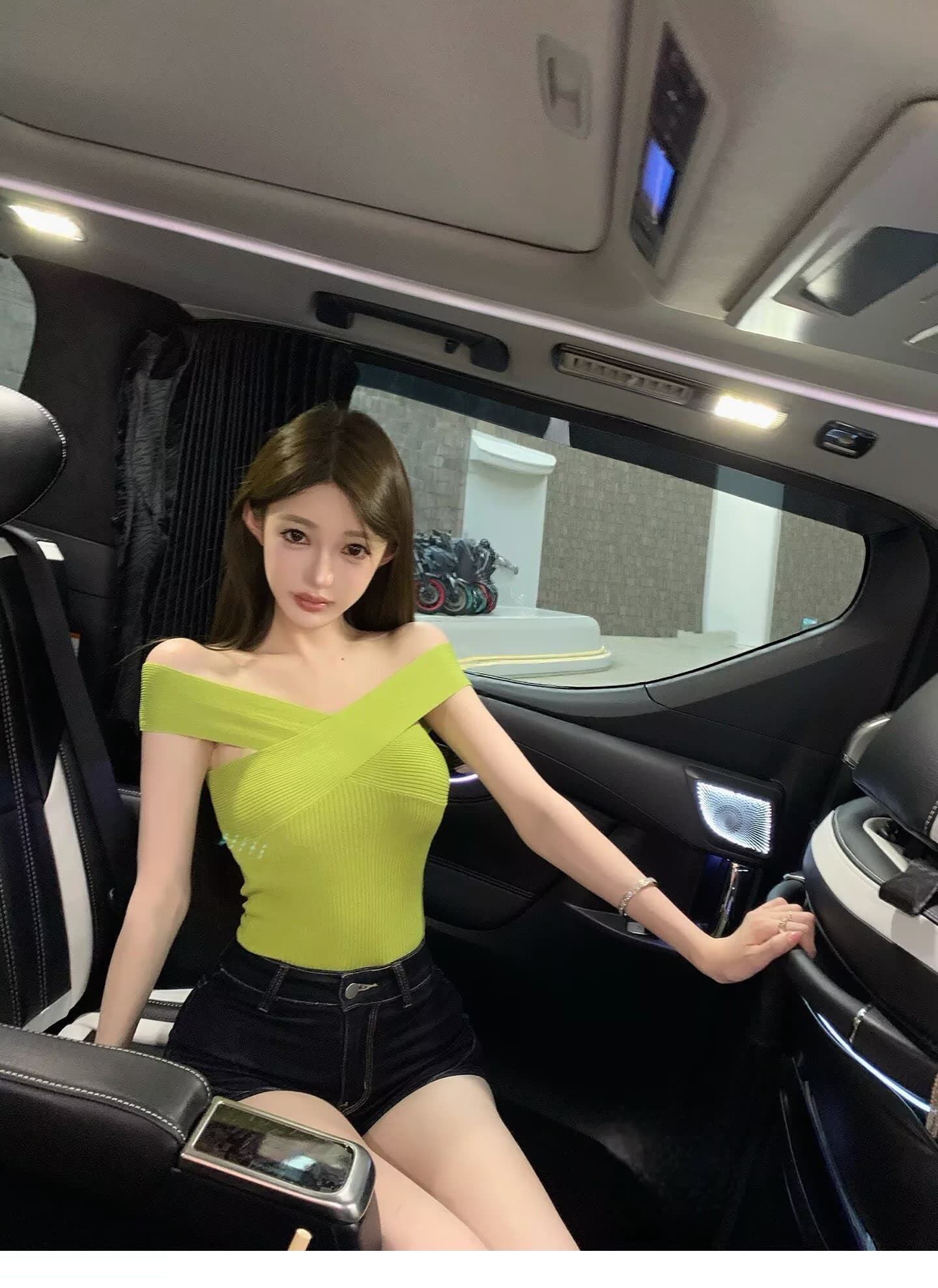 cher 챠오어 슈퍼 비율 펭 넓적 다리 데님 반바지 여성 여름 워싱 중 로우 웨이스트 타이트 스커트 핫걸 핫 바지 상세 이미지 7