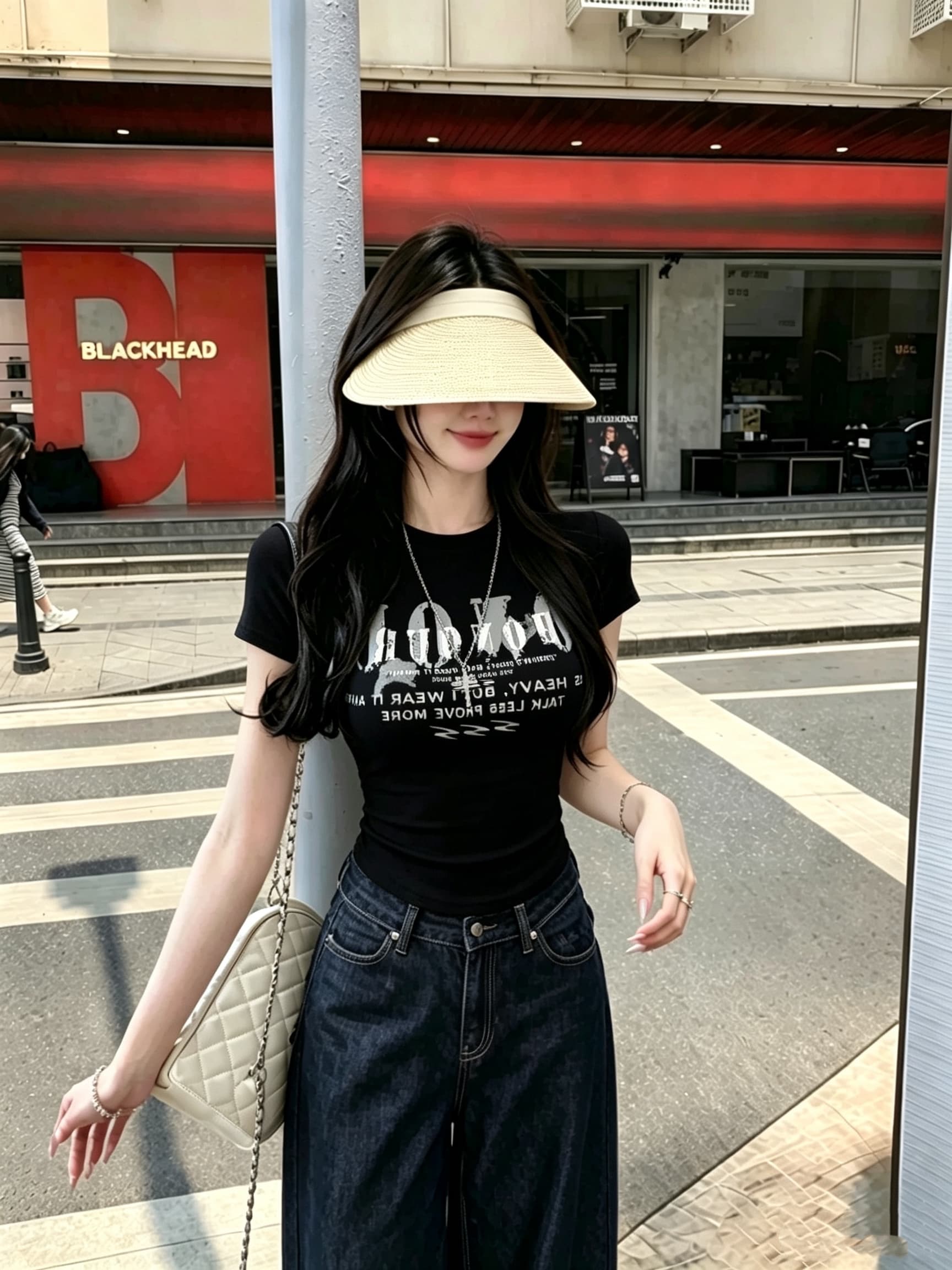 실사 여름 달콤한 스타일 알파벳 프린트 반팔 티셔츠 몸매 가꾸기 슬림해 보이는 여성 원피스 벨트 가슴 패드 의류 상세 이미지 8